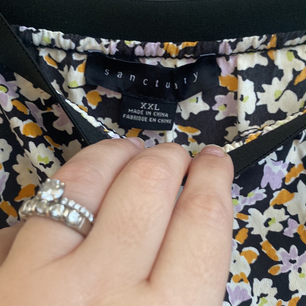 Sanctuary Hi Slit Floral‎ Print Midi Skirt - Picture 4 of 6